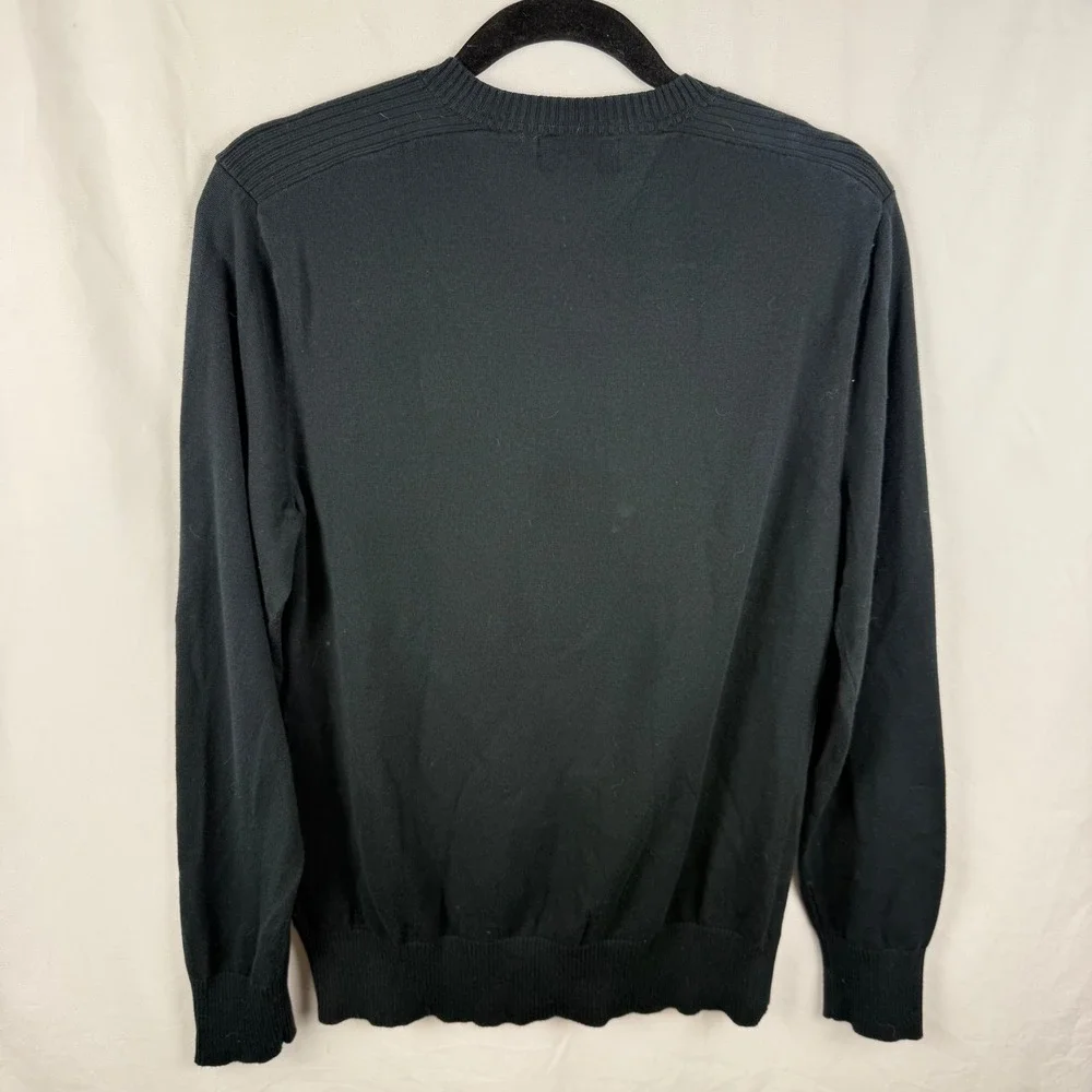 Banana Republic Men's V-Neck Pullover Cotton Sweater Small Classic Basic Capsule